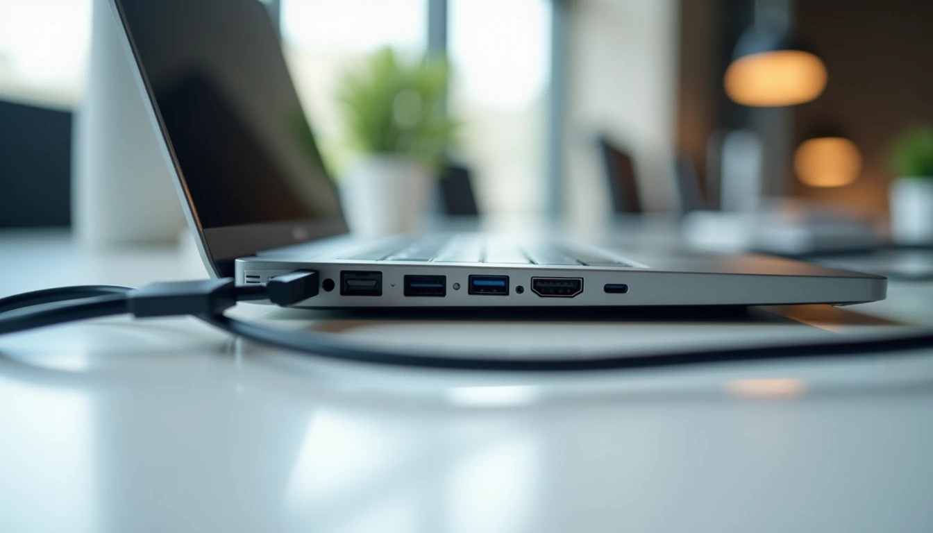 Les connectiques essentielles sur un pc portable moderne